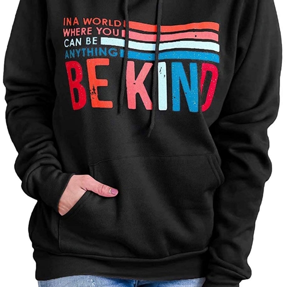 Womens Lightweight Long Sleeve Hoodie Sweatshirt - Picture 4 of 5